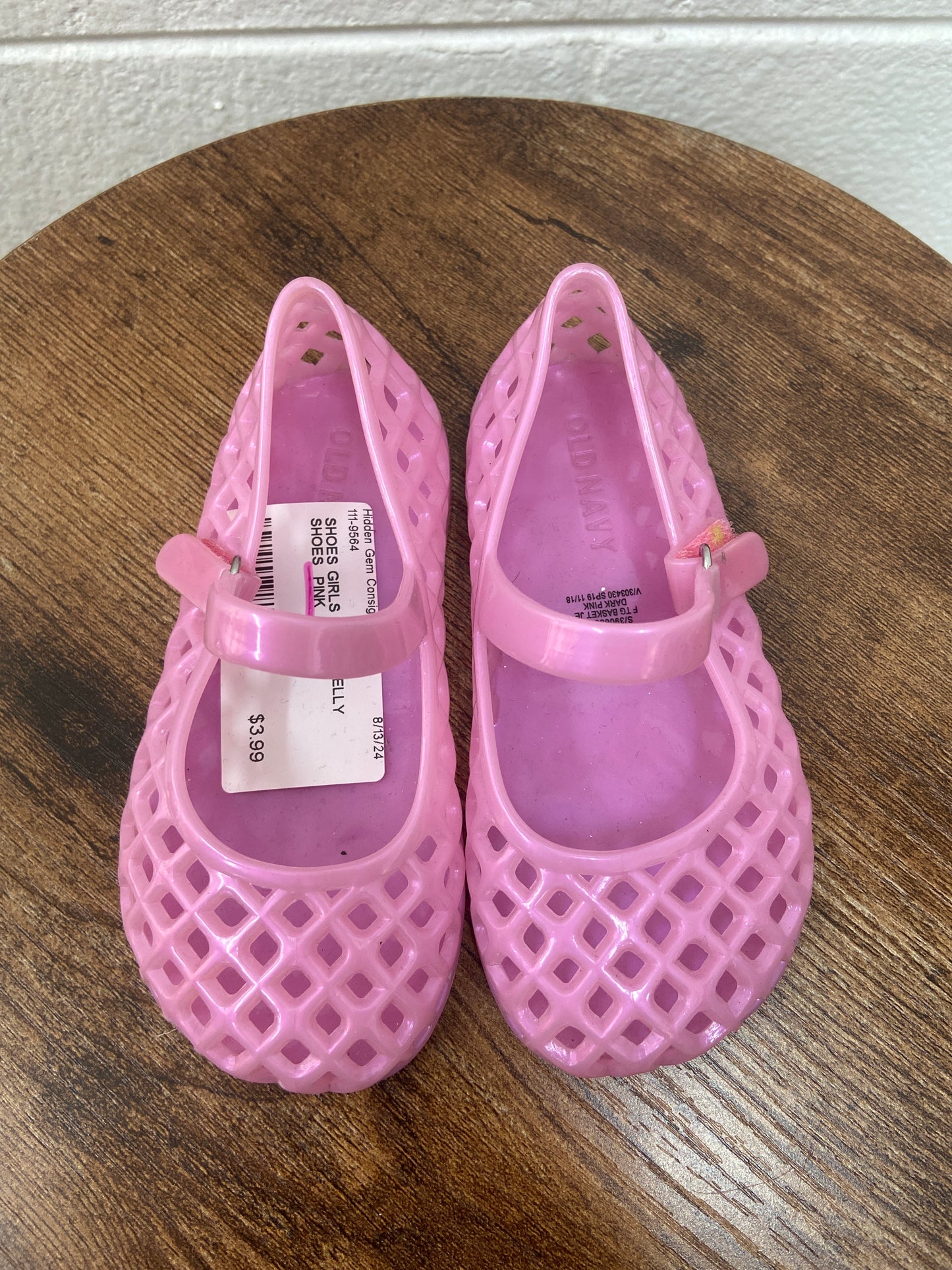 GIRLS SIZE 6 JELLY SHOES