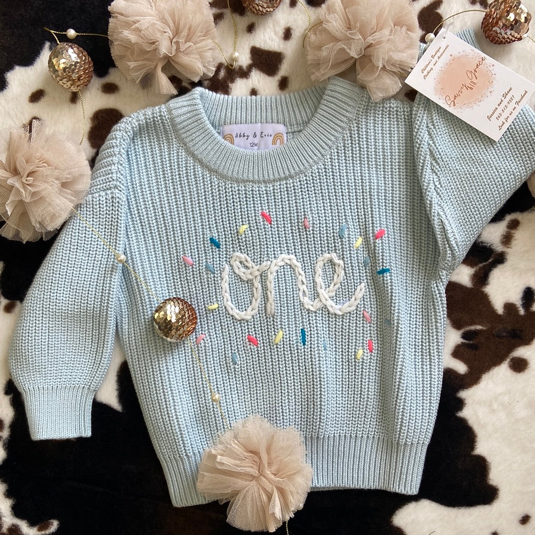 BLUE ONE SWEATER