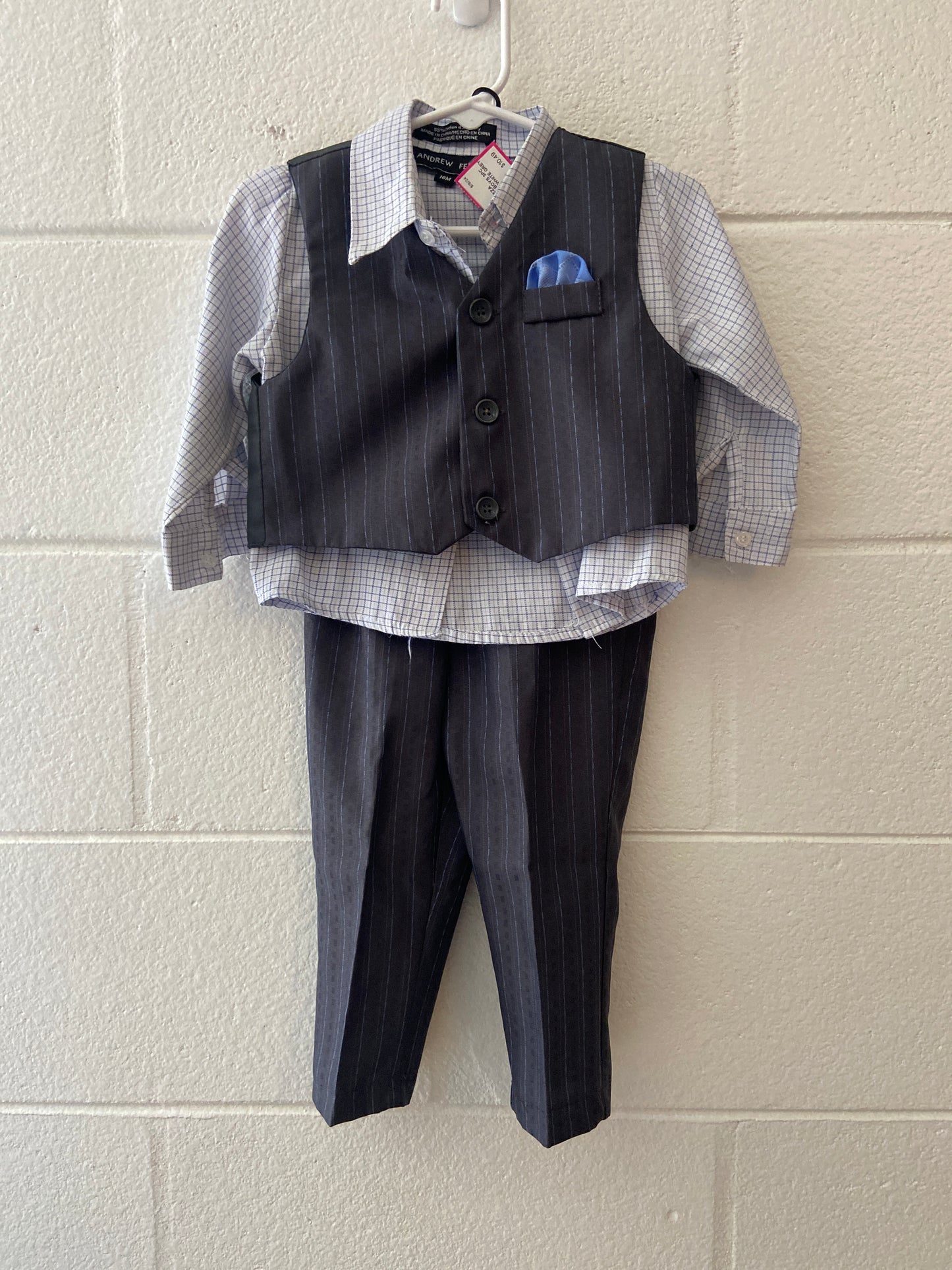 ANDREW FEZZA 18M BOYS 3PC SUIT SET