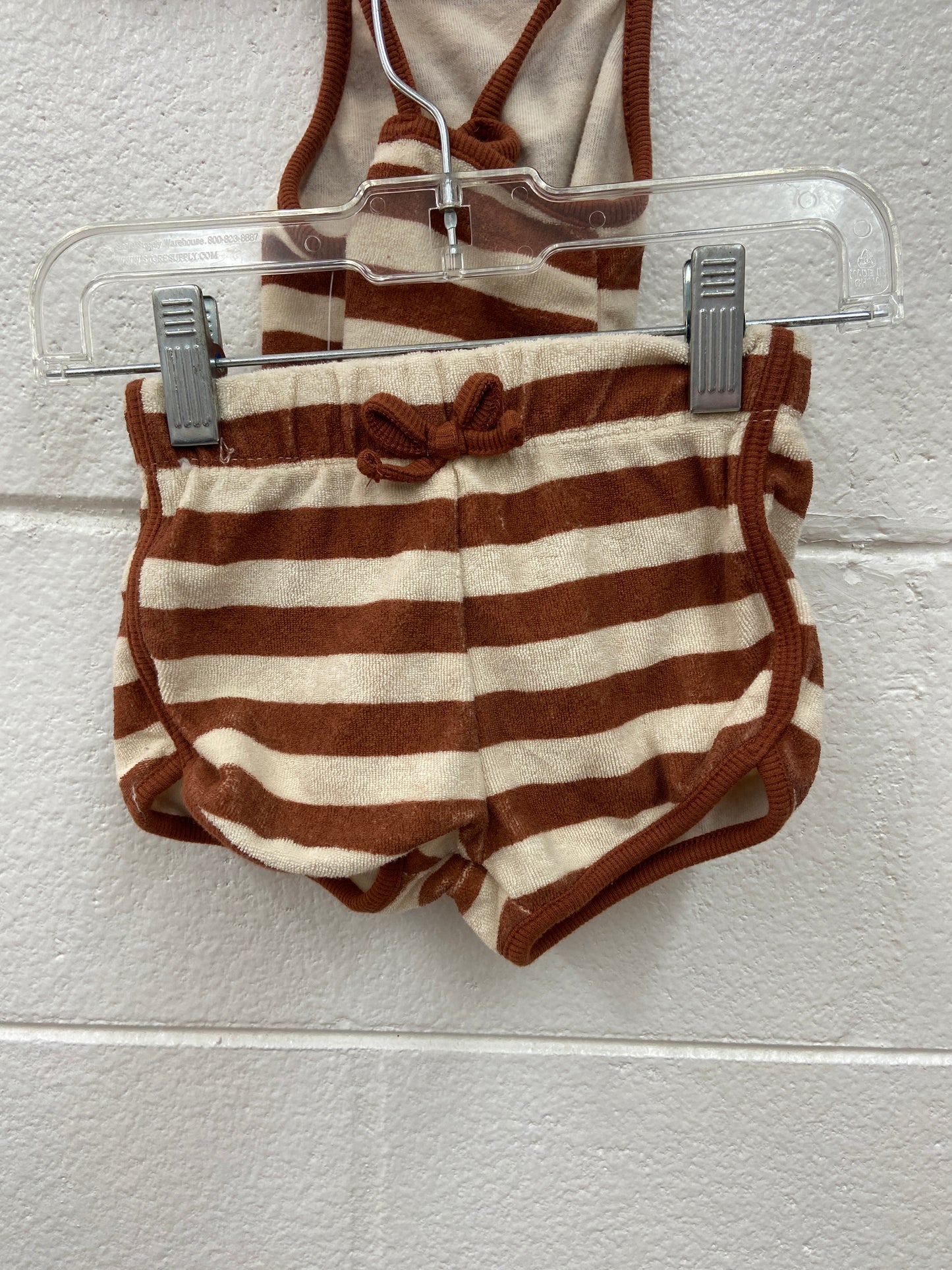 GIRLS THREE LIKES OUTFIT (SHORTS/TANK) SIZE 12M