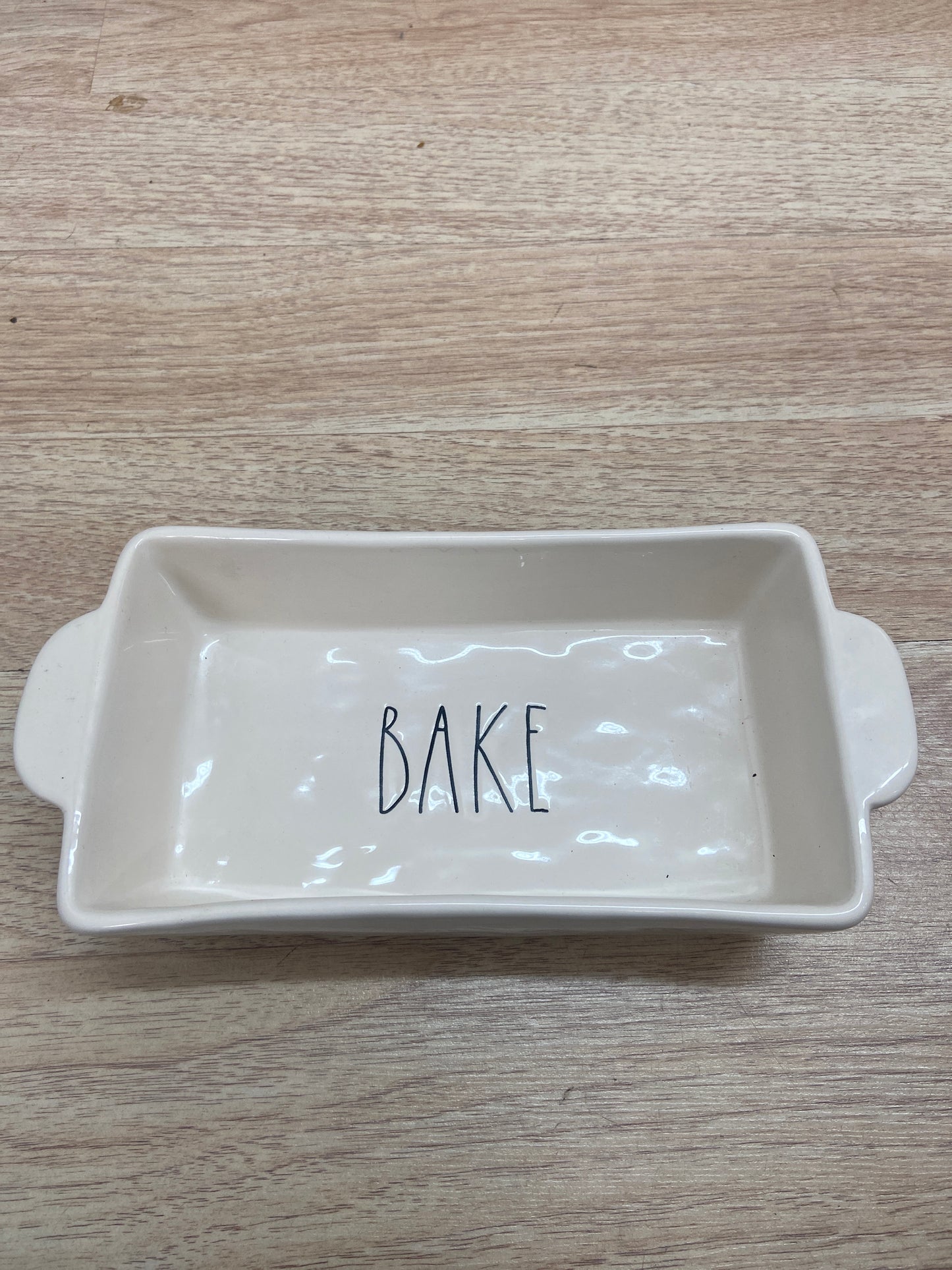 RAE DUNN "BAKE' LOAF PAN