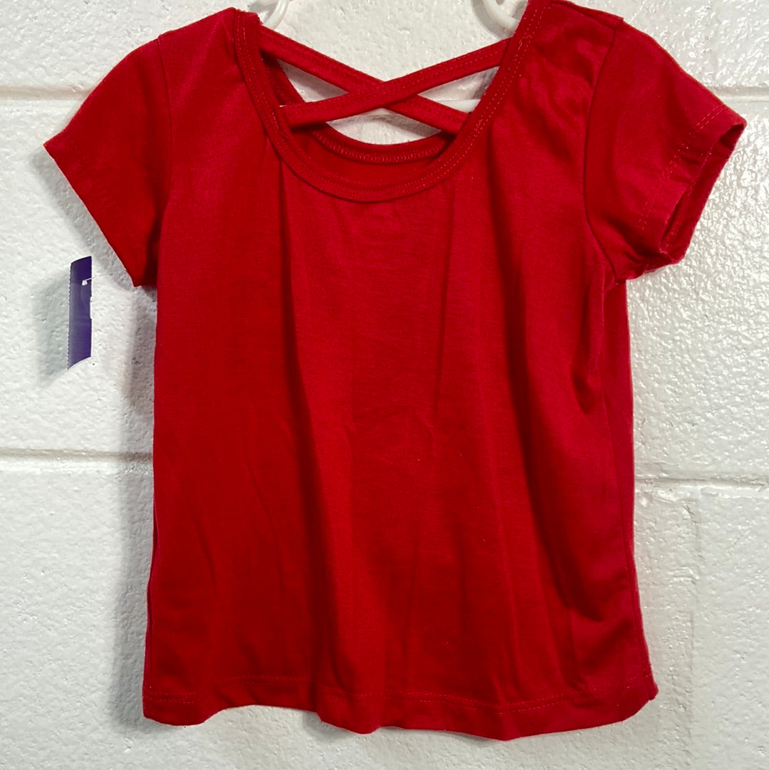GIRLS 4T MINNIE MOUSE 'GIGGLE MORE' TOP