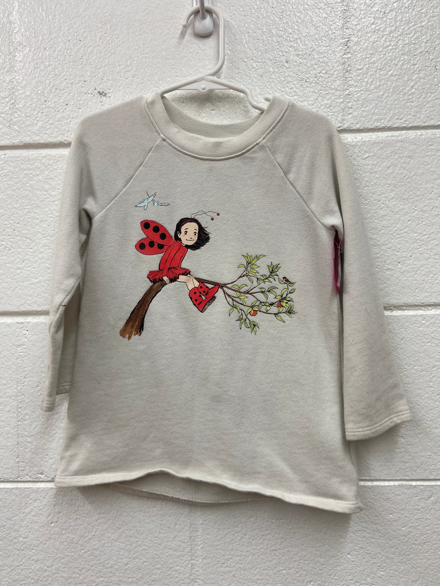 LADYBUG GIRL/ GIRLS 4T TOP LS