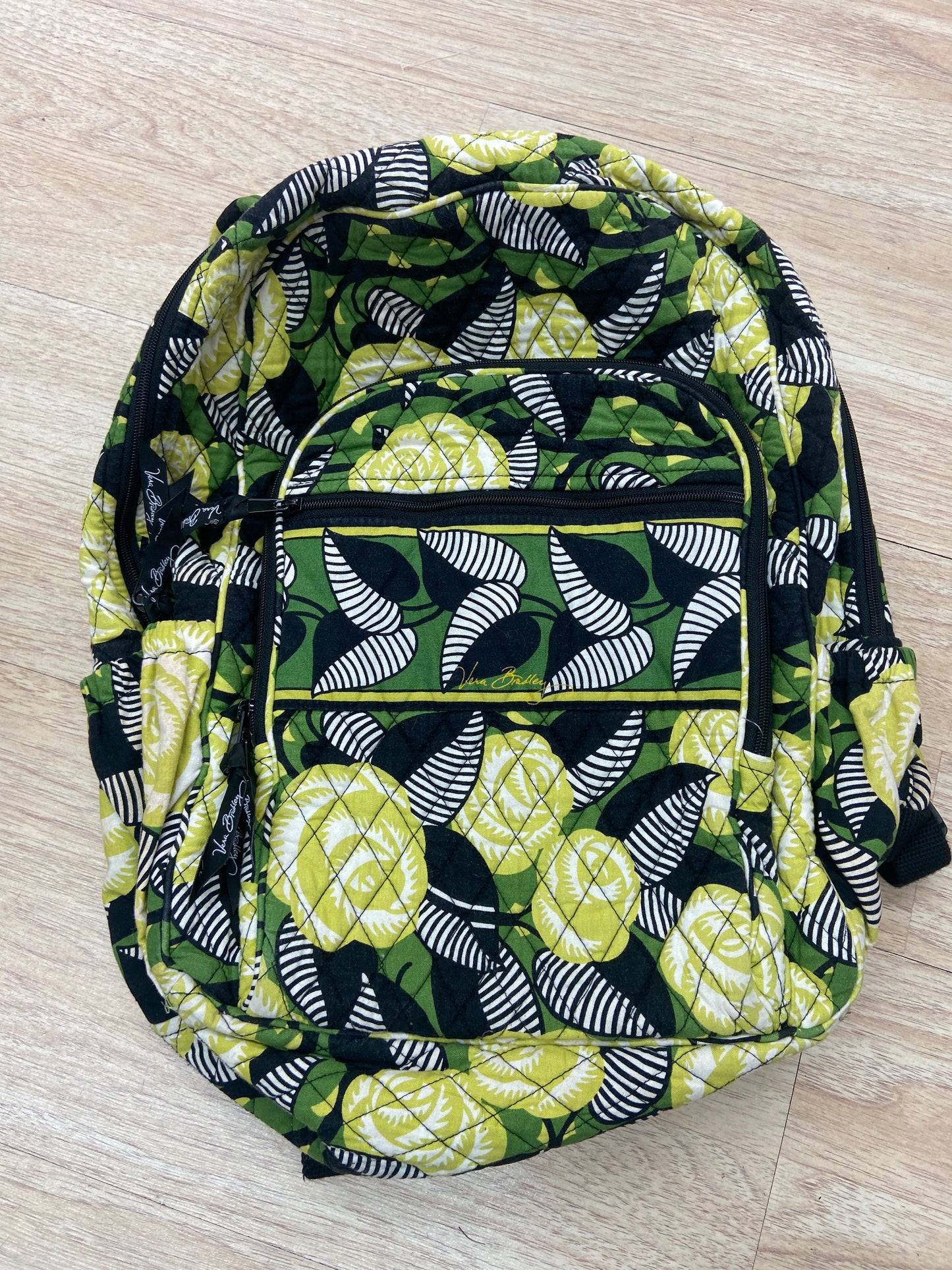 VERA BRADLEY BACKPACK YELLOW LEMONS