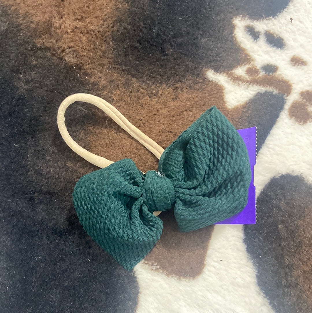 DARK GREEN HEADBAND