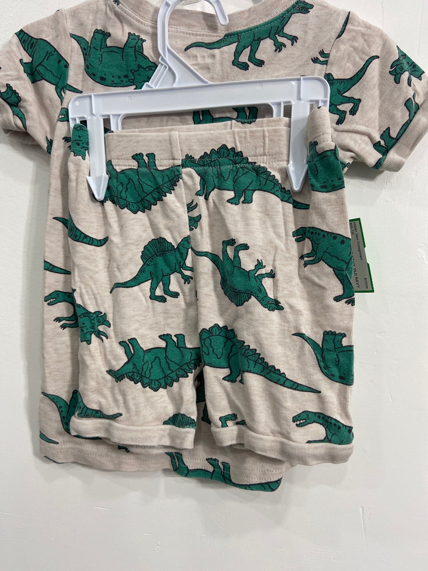 OLD NAVY 4T DINO PAJAMA SET