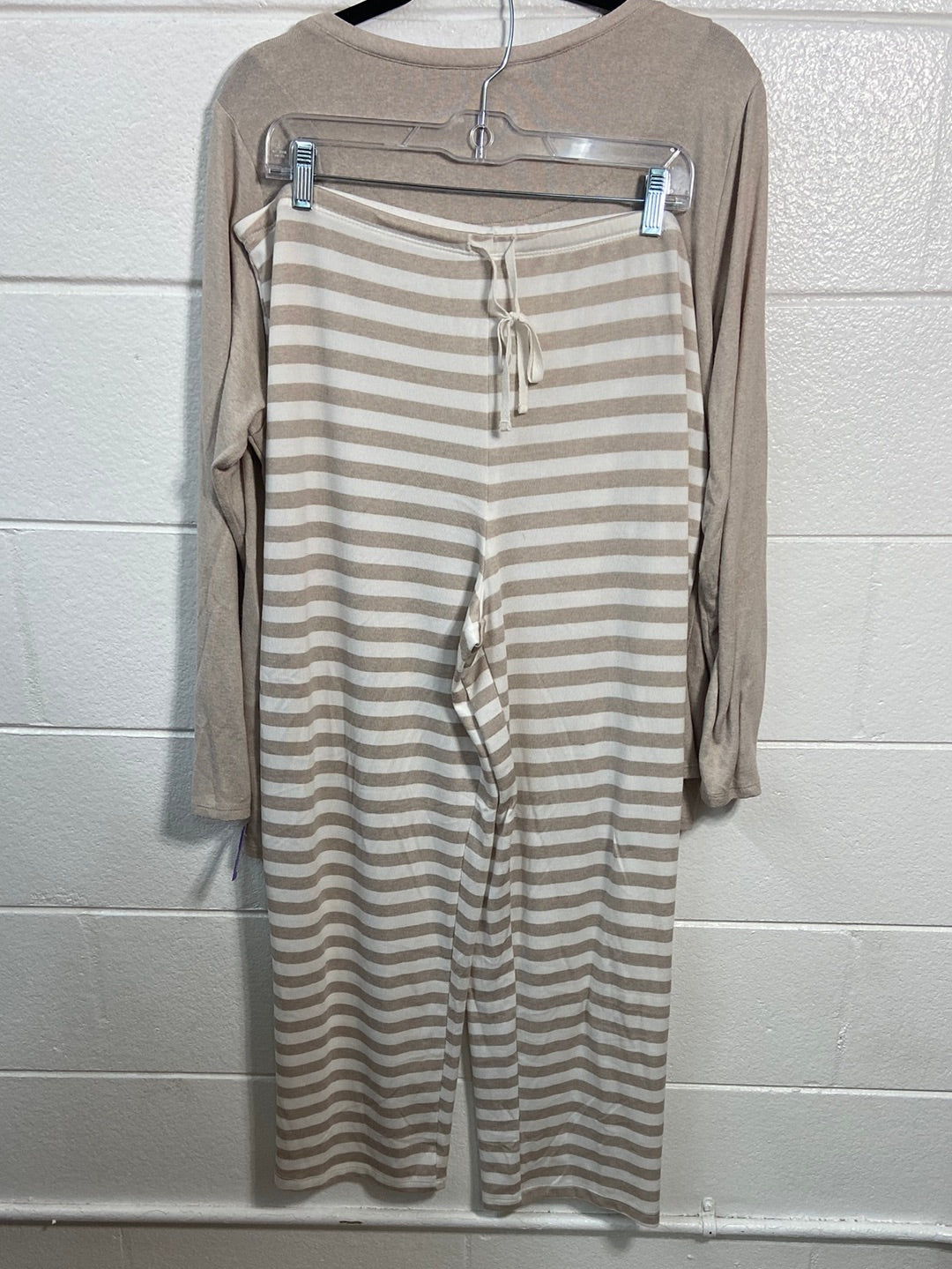 ANNE KLIEN XL 2 PC STRIPED BOTTOM PAJAMA SET