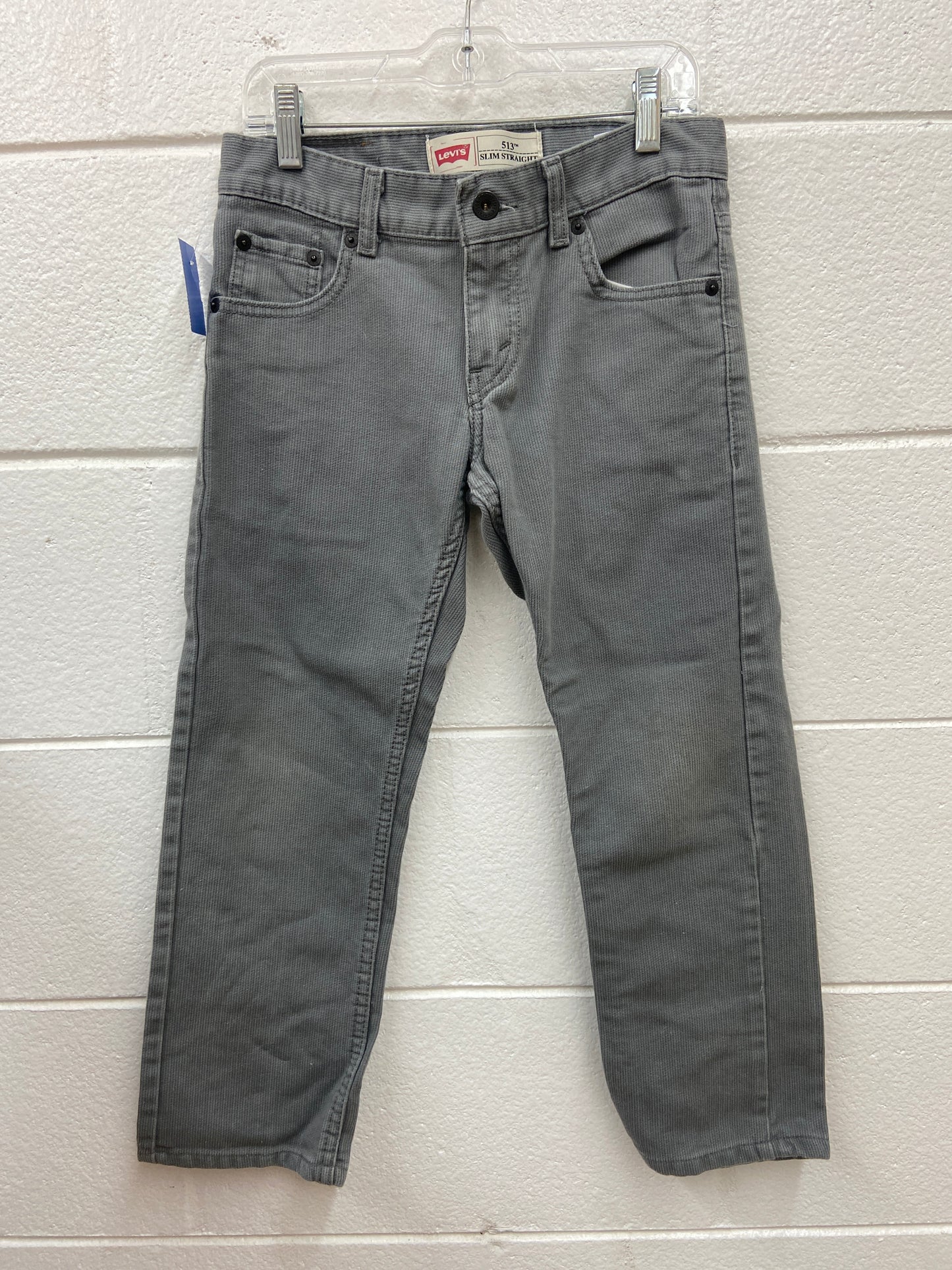 BOYS SIZE 10 LEVI'S 513SLIM STRAIGHT CORDUROY JEANS