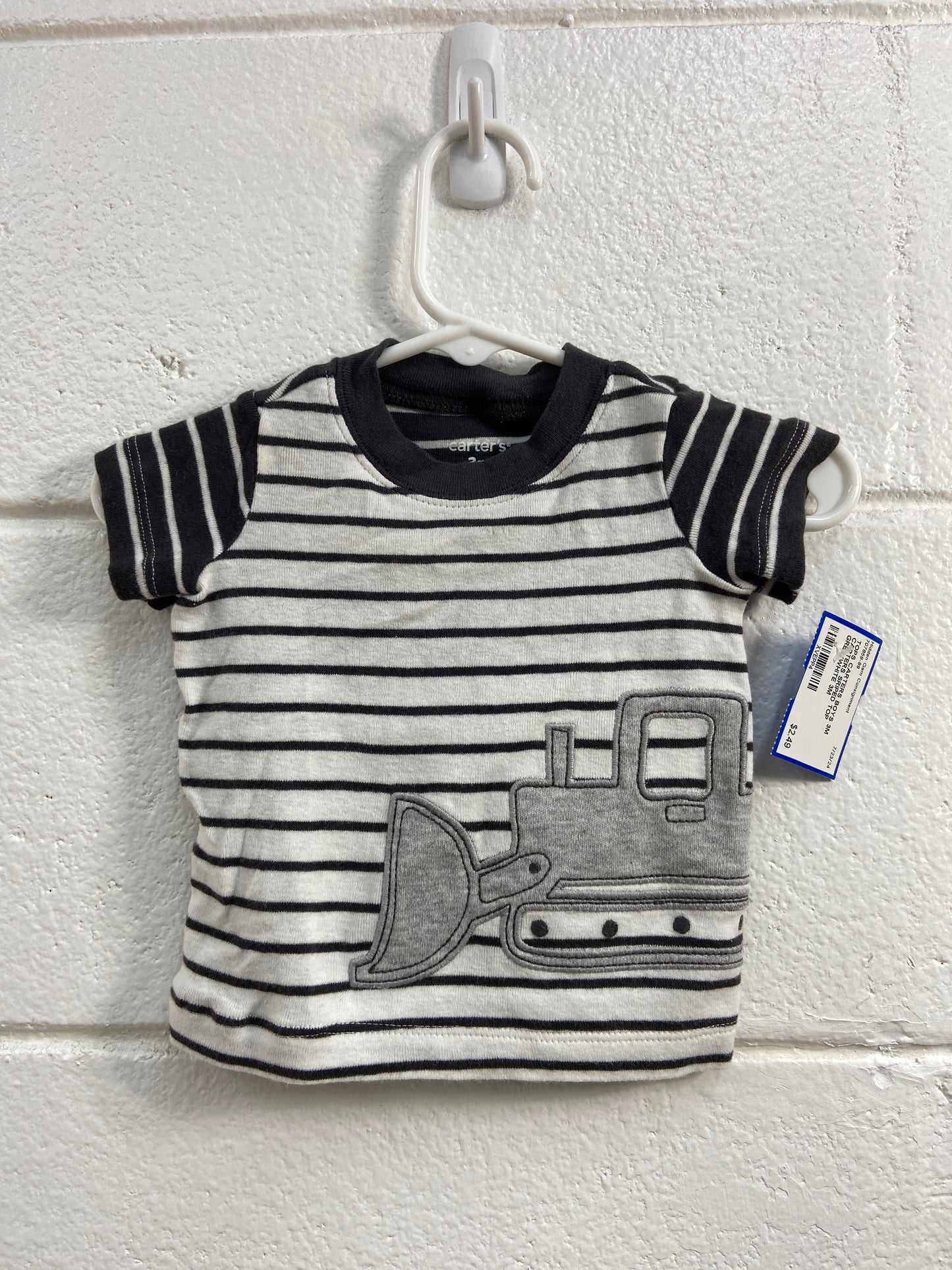 BOYS 3M CARTERS SRIPED TOP