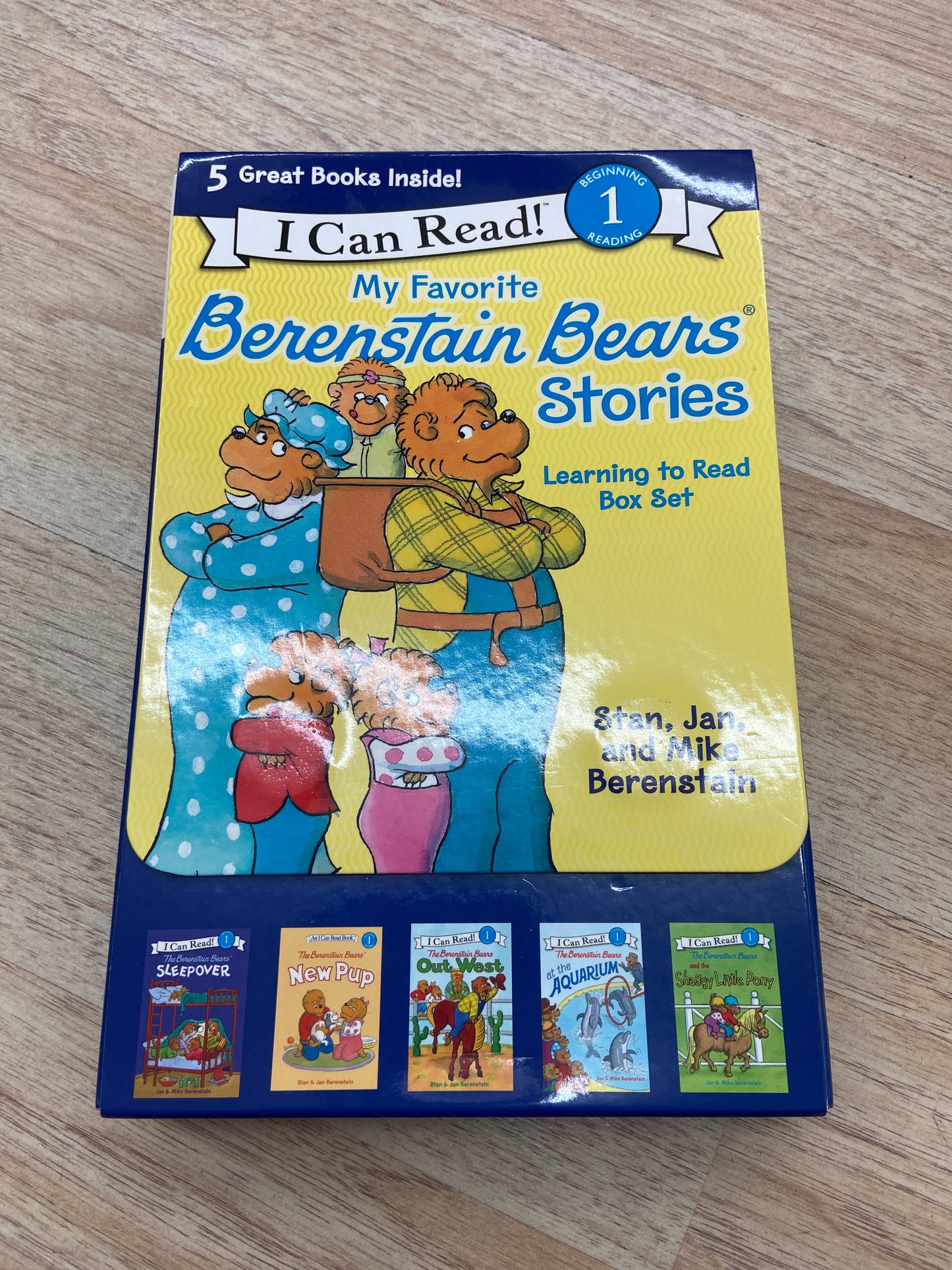 SET OF 5 BERENSTAIN BEARS STORIES