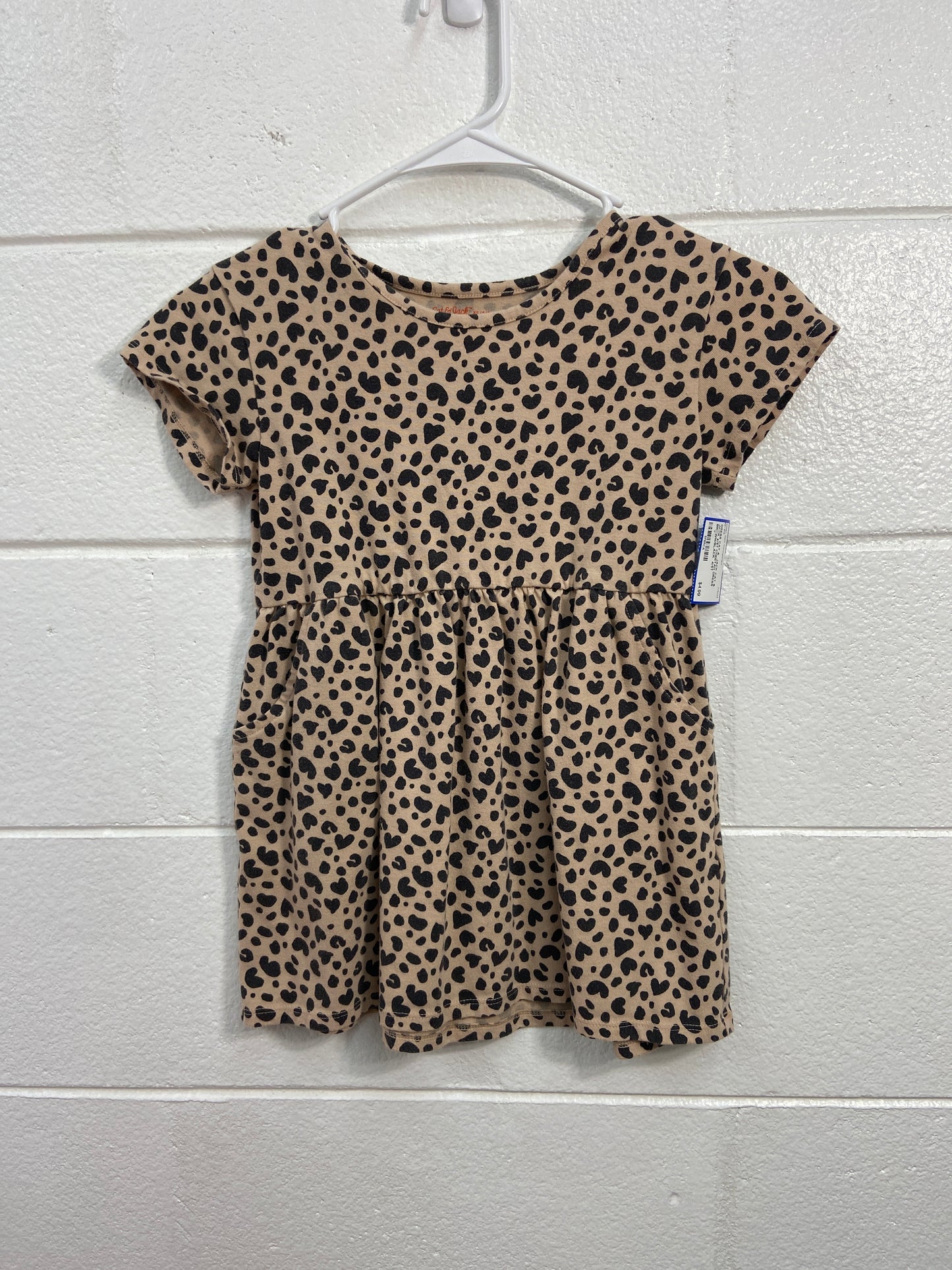 CAT & JACK 4/5T CHEETAH DRESS