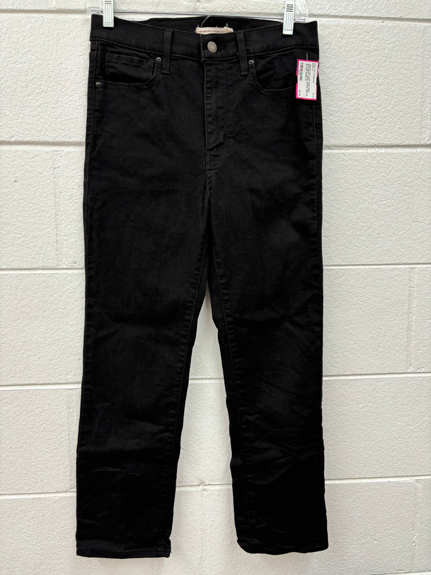 LEVI HIGH RISE STRAIGHT CROP JEANS SIZE 29