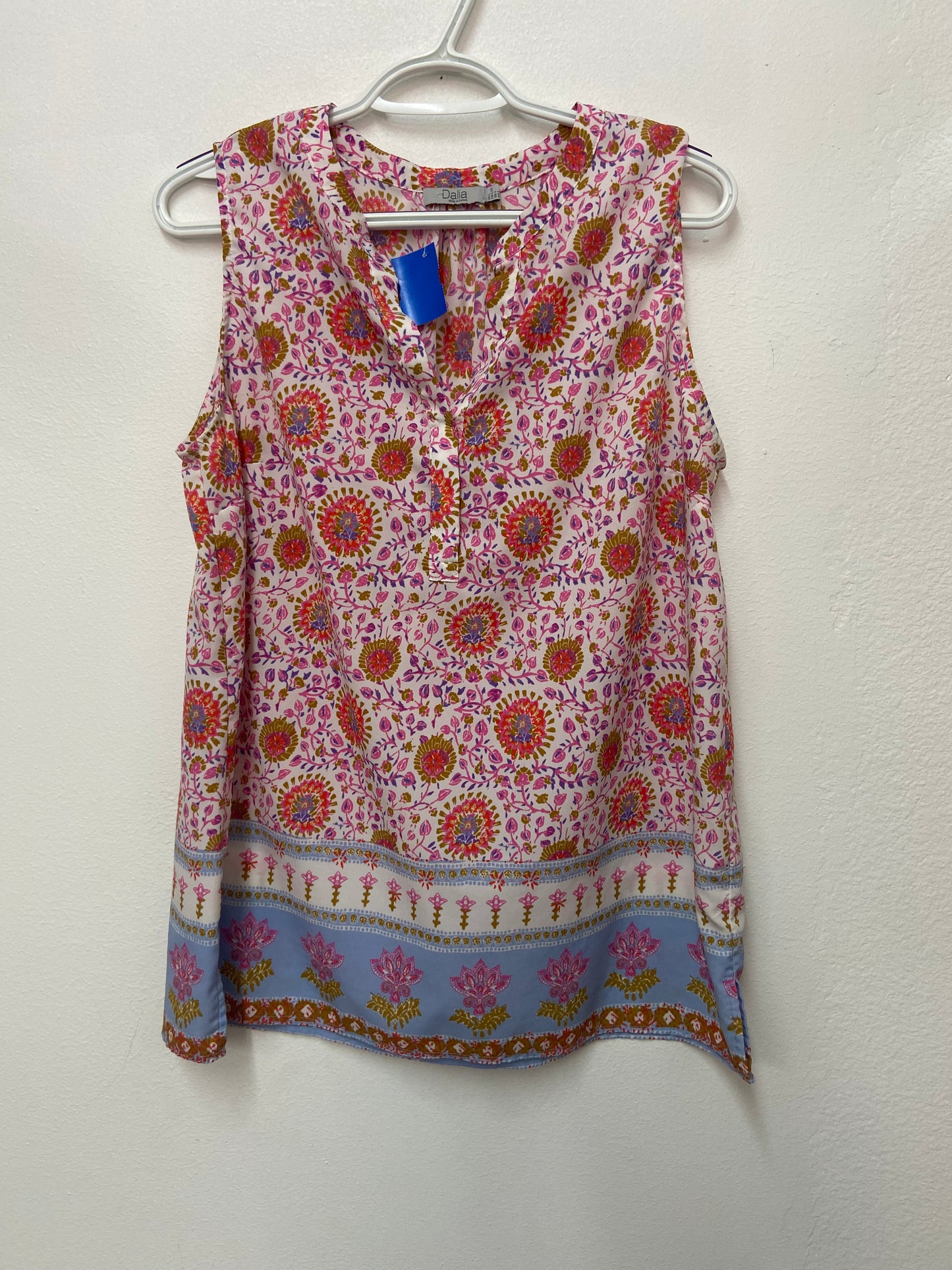 WOMENS DALIA PINK FLORAL TOP LARGE