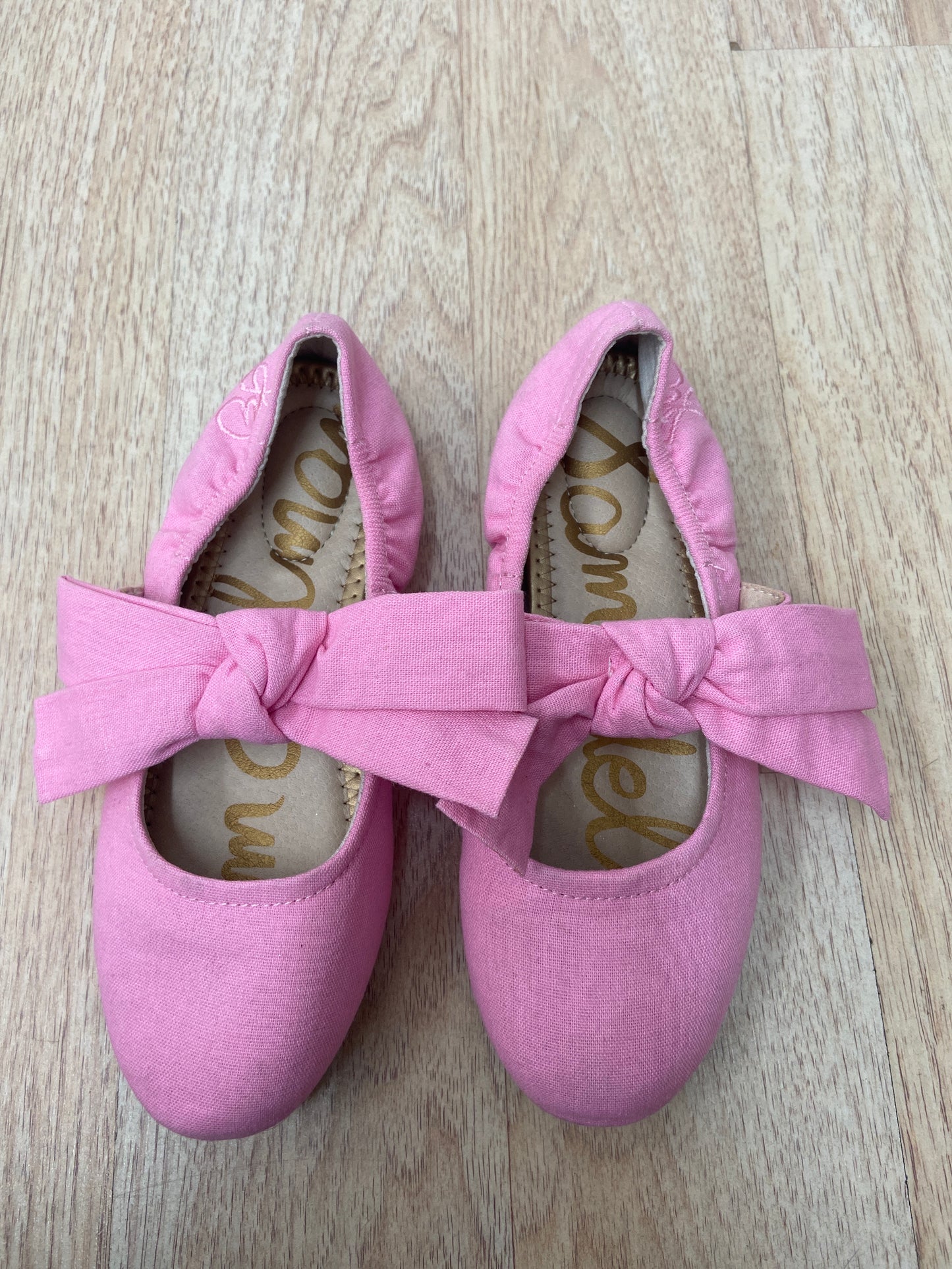 GIRLS SAM EDELMAN FELECIA MINI BOW FLAT SIZE 2