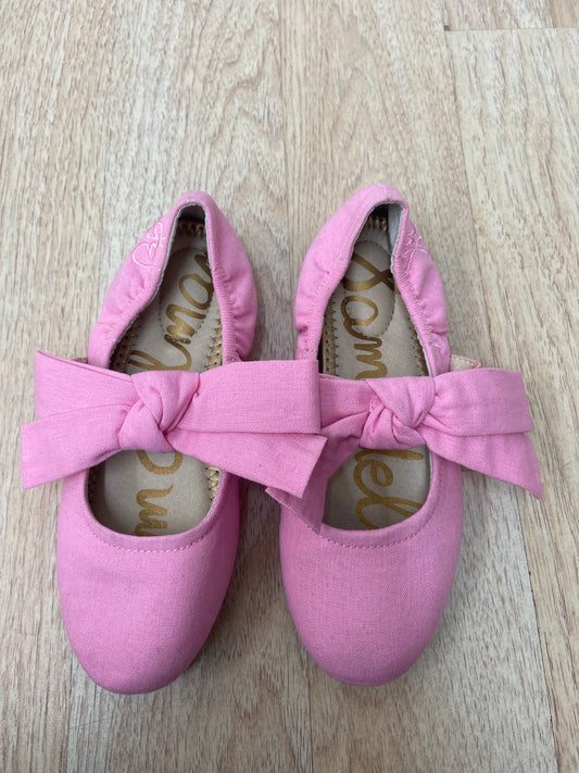 GIRLS SAM EDELMAN FELECIA MINI BOW FLAT SIZE 2
