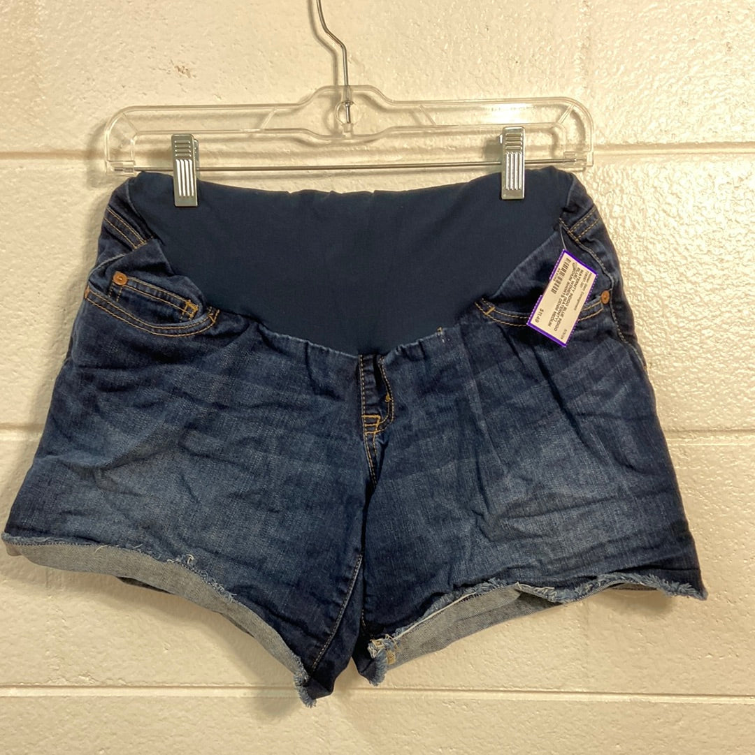 INDIGO BLUE/ WOMEN (MATERNITY) MEDIUM SHORTS