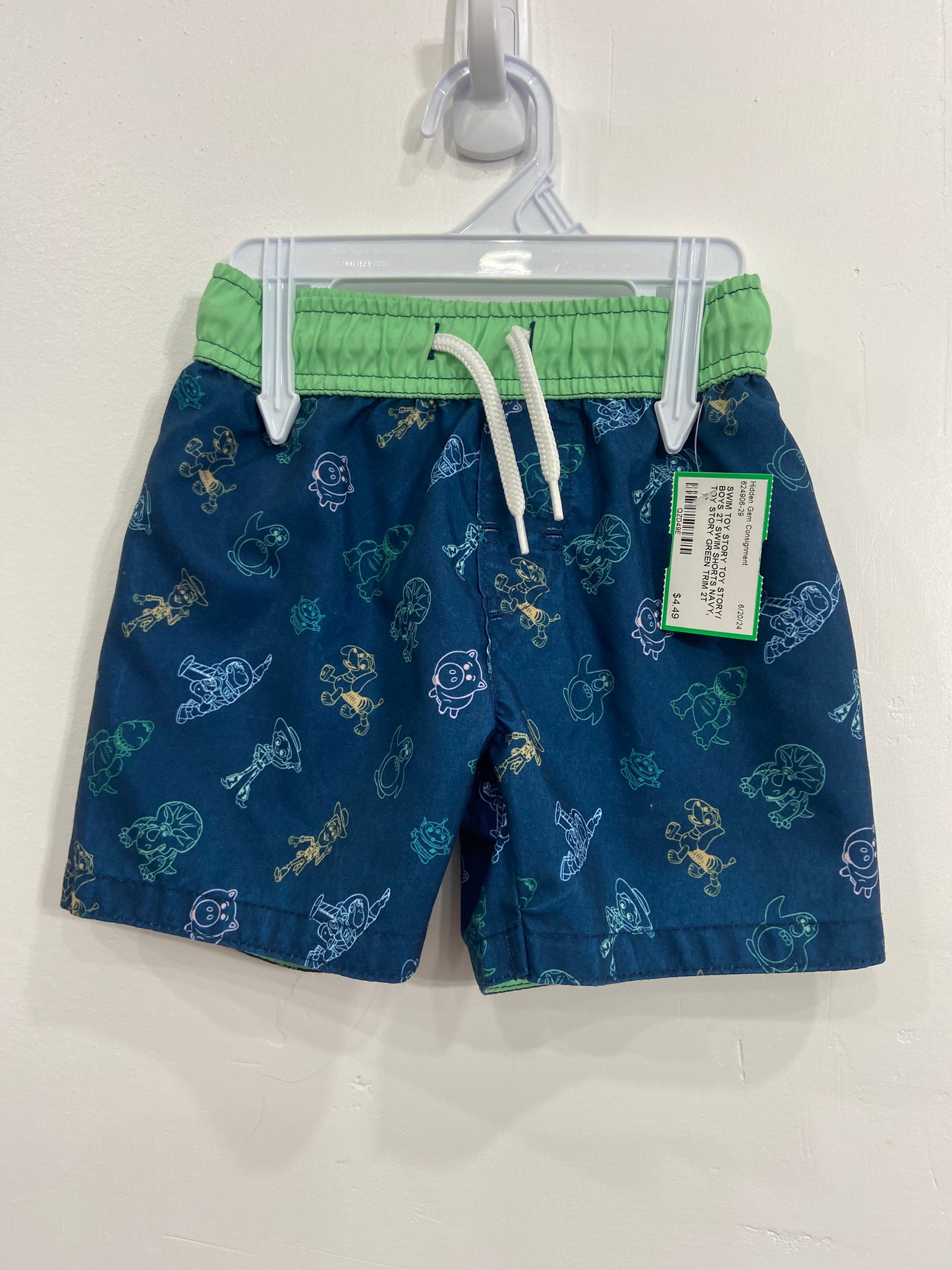 TOY STORY/ BOYS 2T SWIM SHORTS