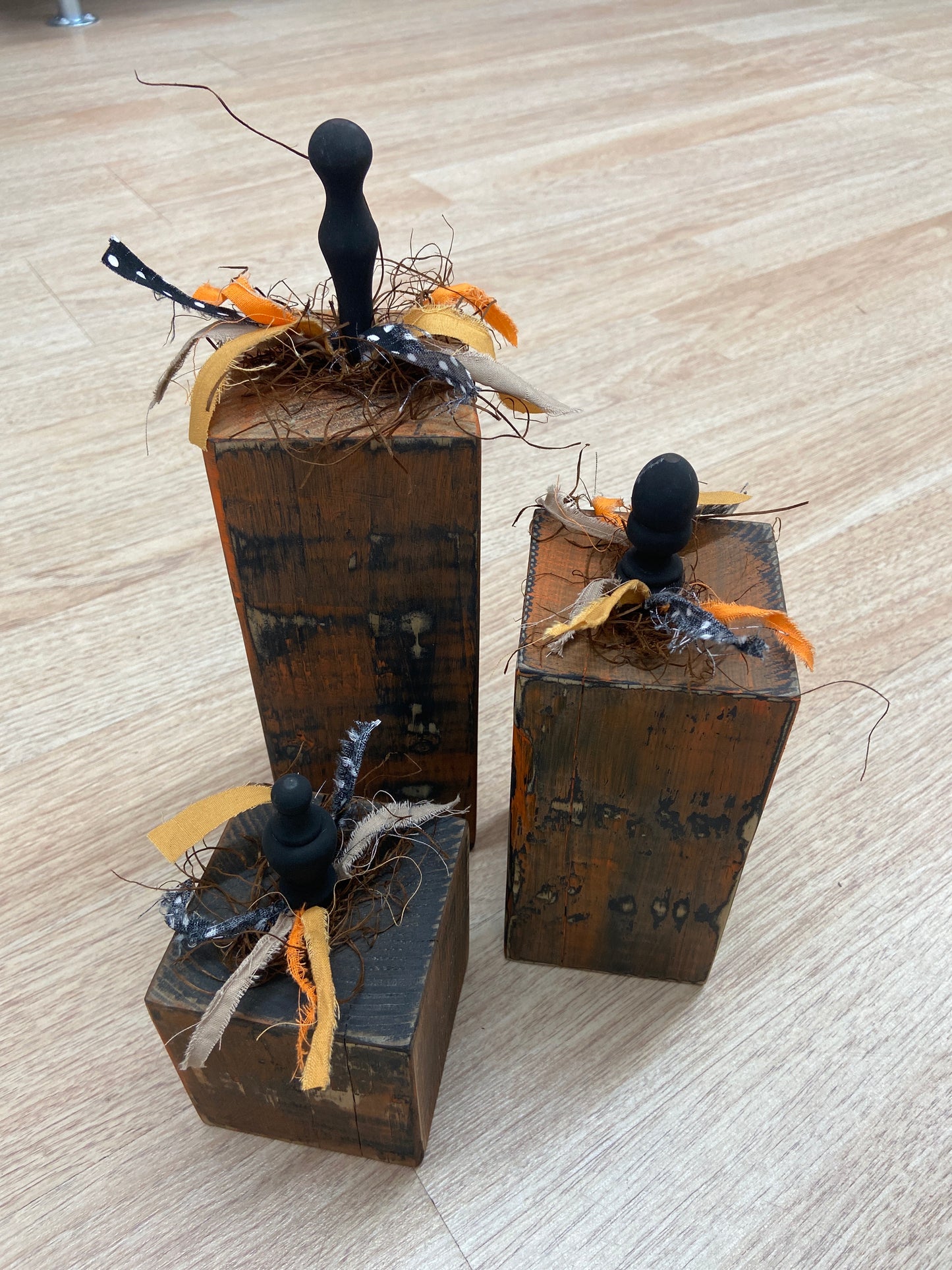 3 PC PUMPKINS 4X4 ORANGE