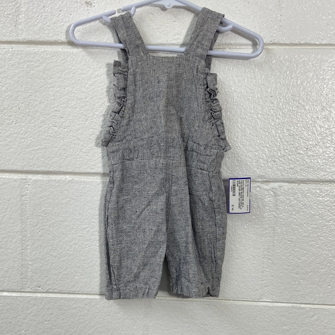 GIRLS THE MINTED MOOSE OVERALLS SIZE 12/24M