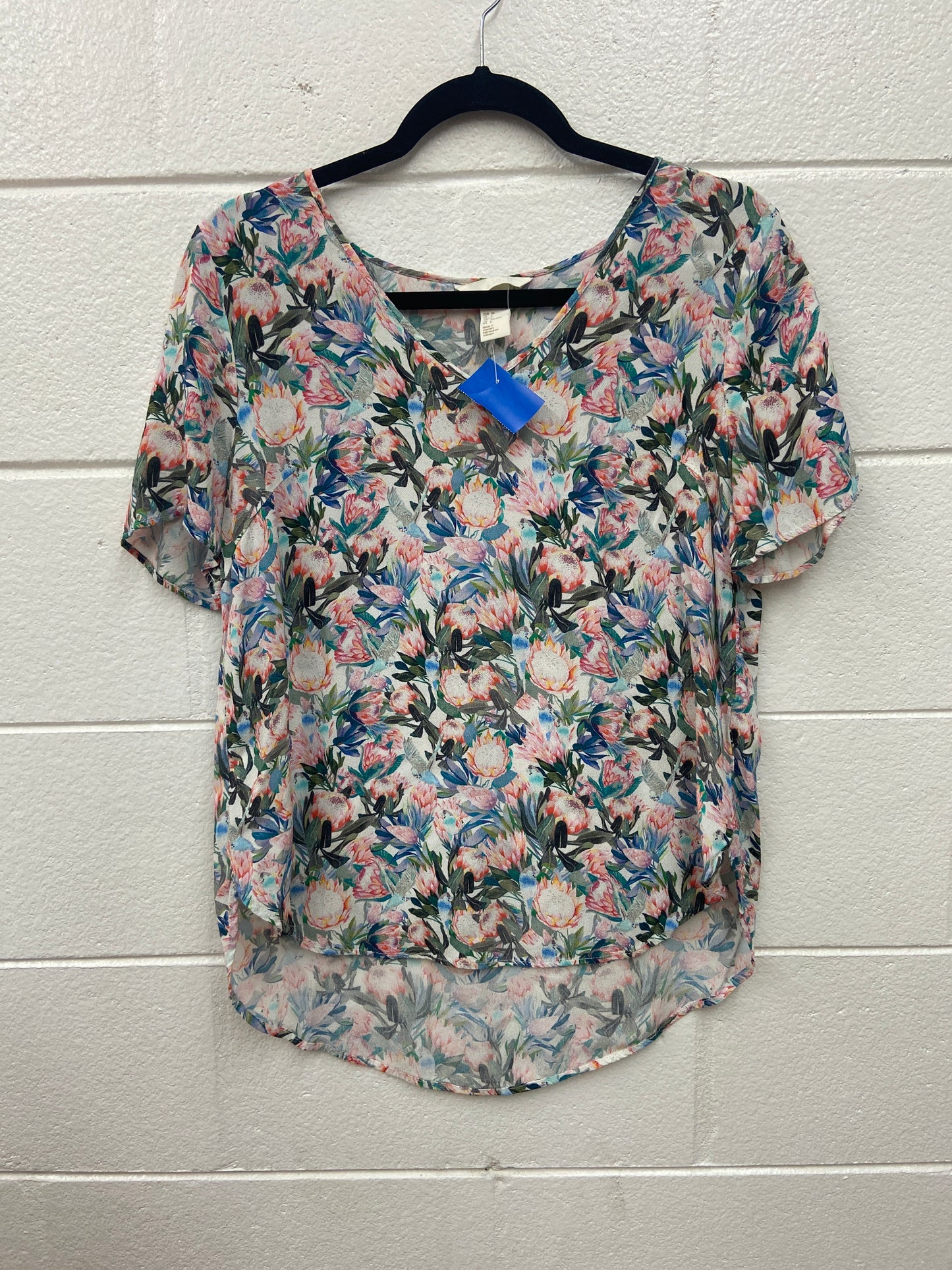 WOMENS H & M FLORAL TOP 6