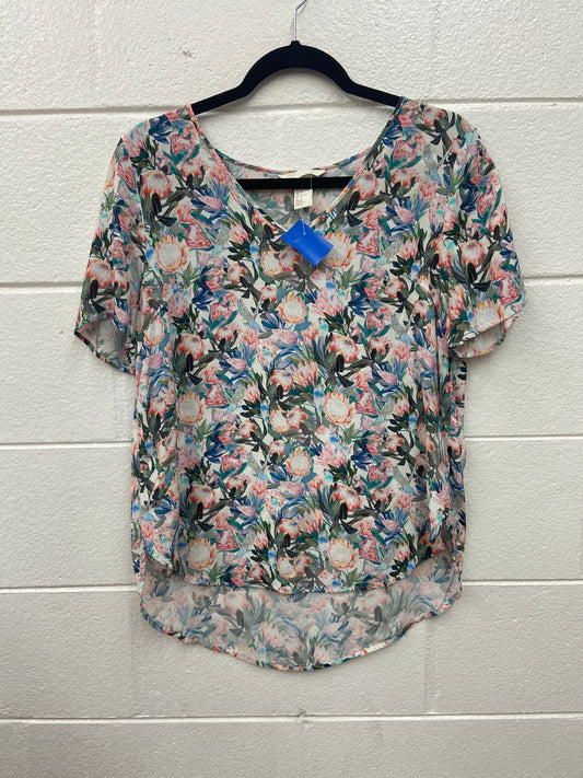 WOMENS H & M FLORAL TOP 6