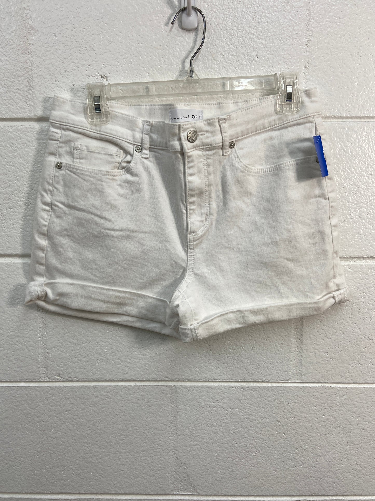 LOFT SIZE 6 CUFFED DENIM SHORTS