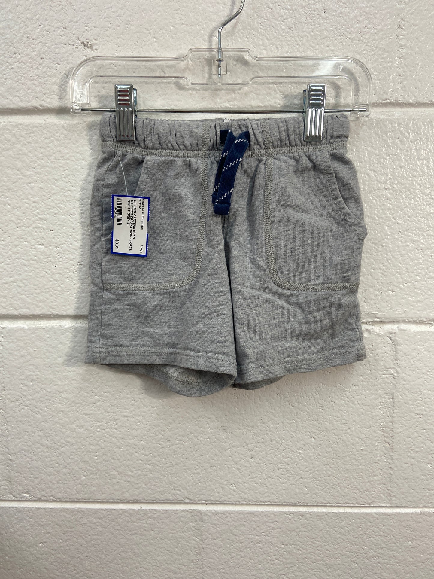 BOYS CARTERS DRAWSTRING SHORTS SIZE 2T