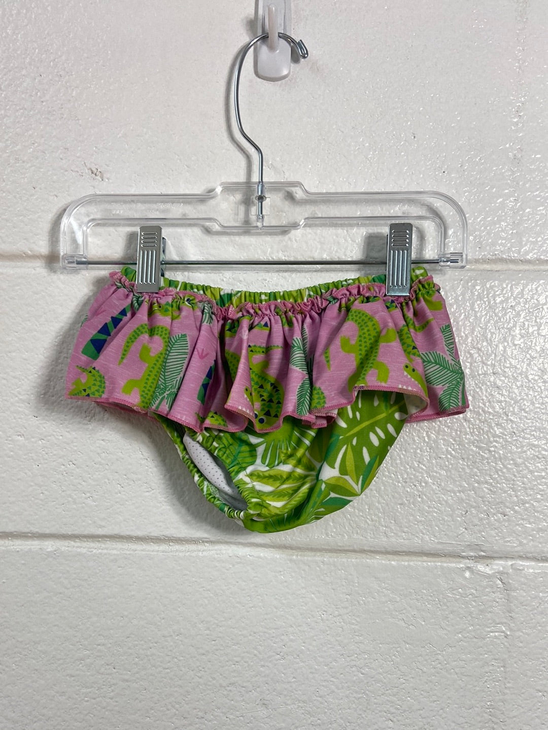 GIRLS FOXTAIL LILIES CROCODILE SWIM SET SIZE 3T