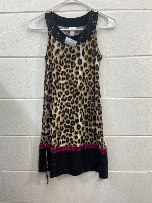 GIRLS JUSTICE CHEETAH PRINT DRESS 12