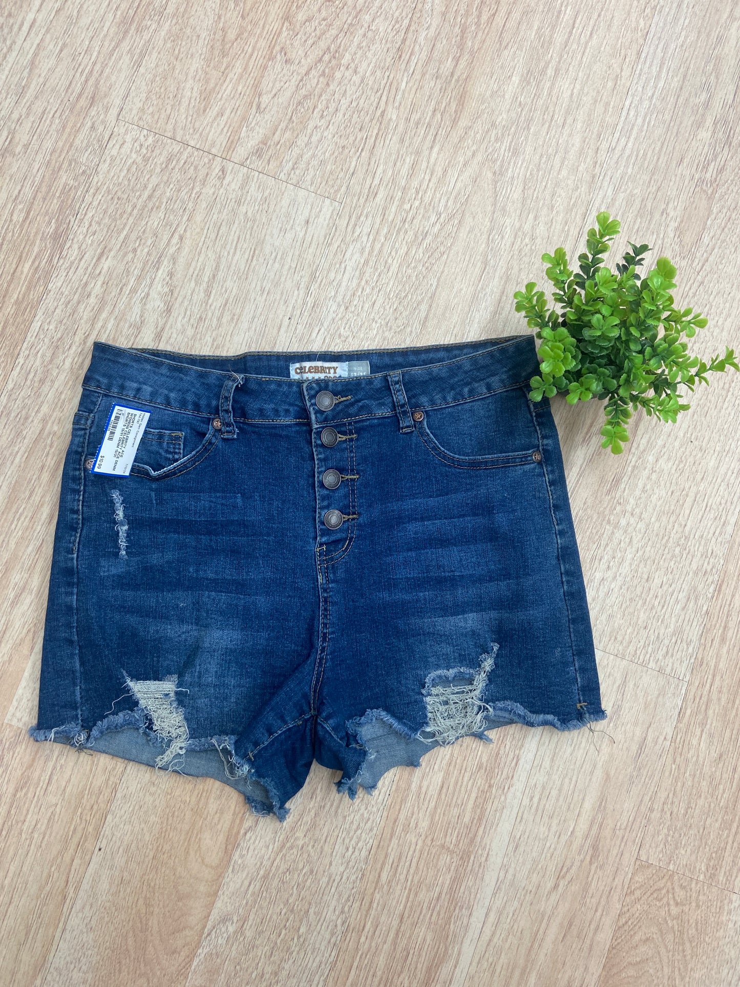 WOMENS CELEBRITY ACE DENIM SHORTS 13/31