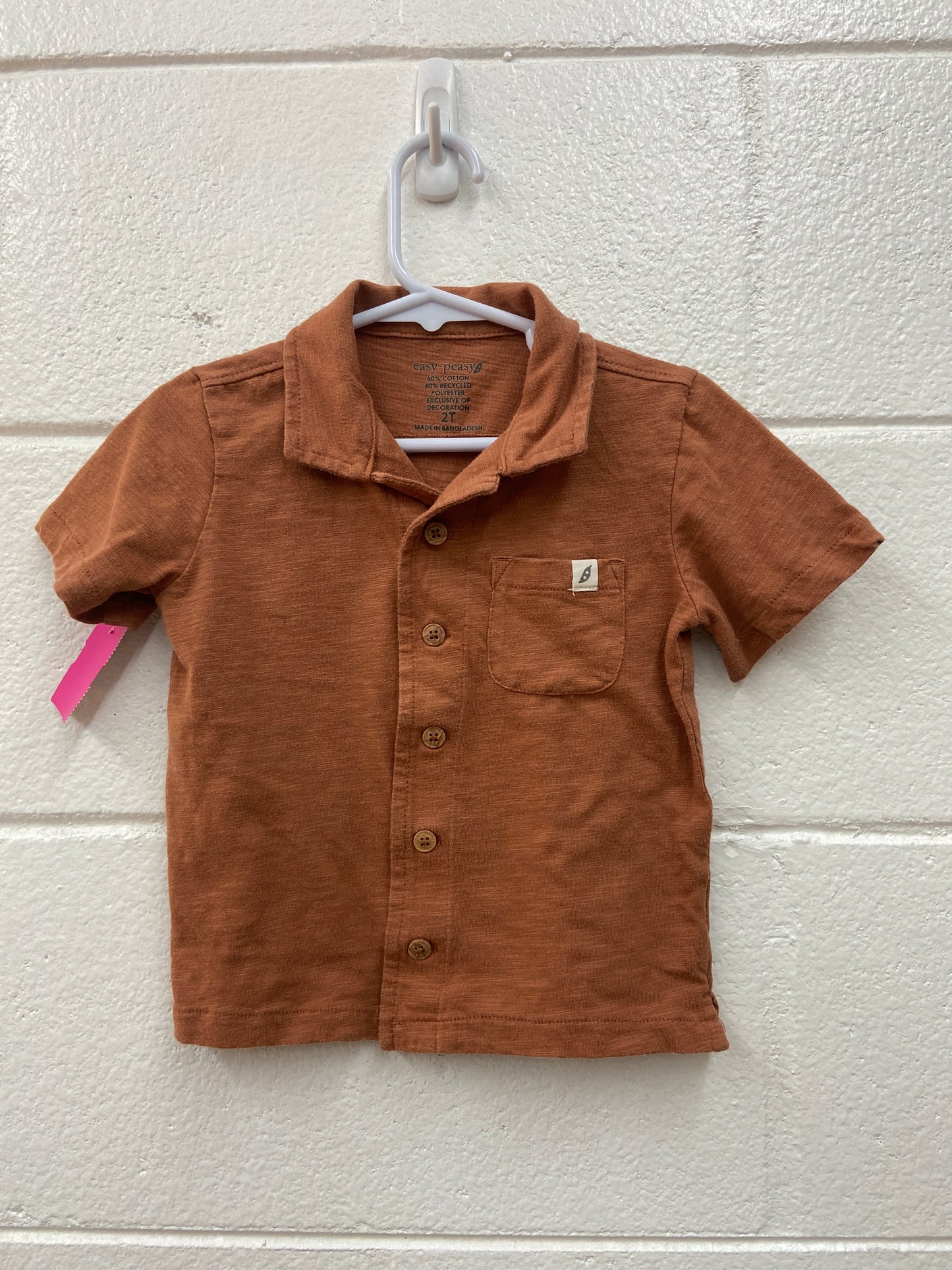 BOYS EASY PEASY BUTTON UP SIZE 2T