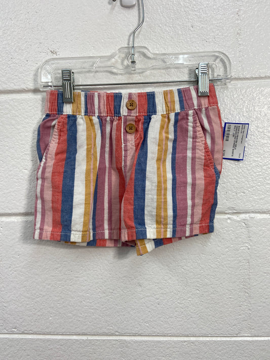 GIRLS OSHKOSH 6/6X STRIPED SHORTS