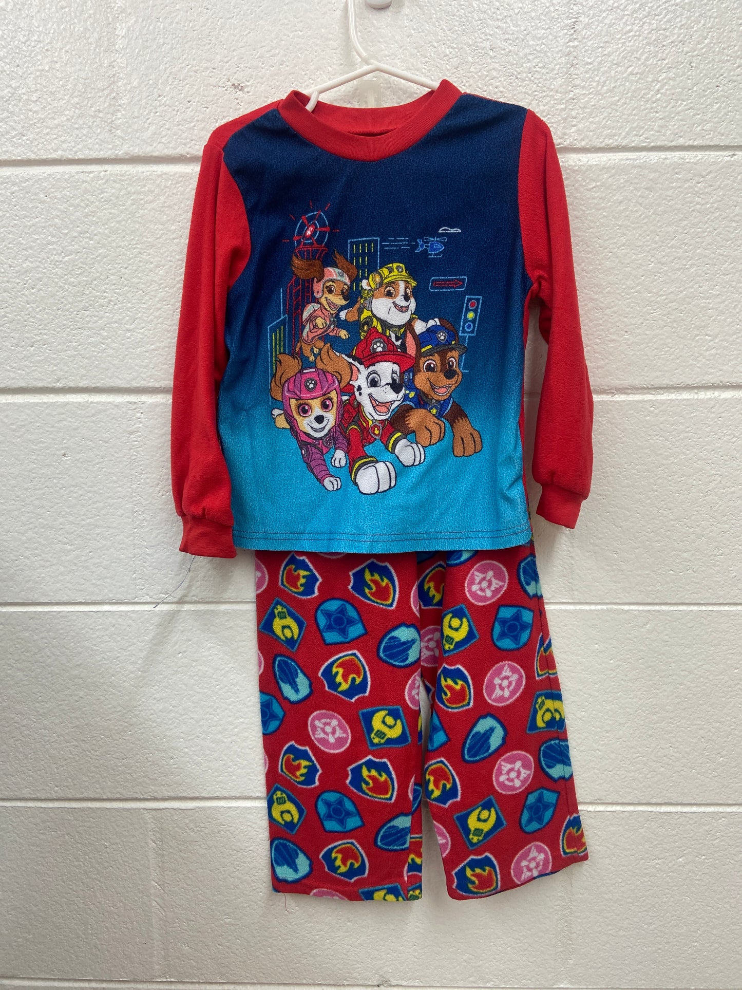 BOYS PAW PATROL JAMMIES SIZE 5T