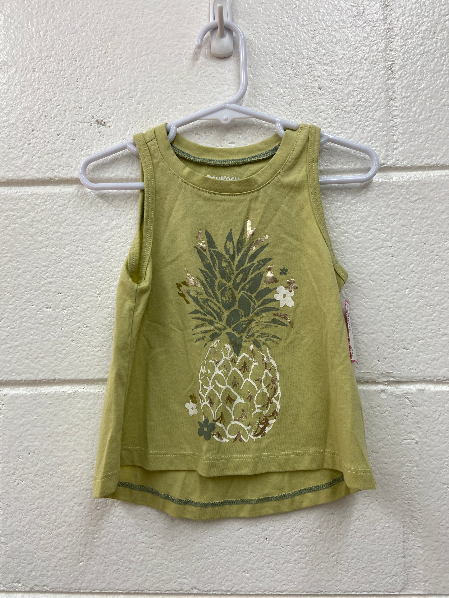 GIRLS 2T OSHKOSH PINEAPPLE TANK