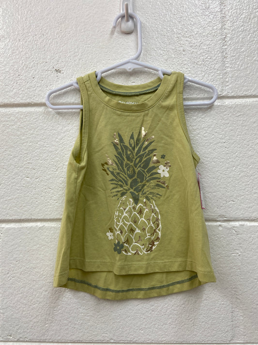 GIRLS 2T OSHKOSH PINEAPPLE TANK