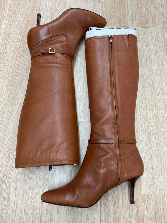 RALPH LAUREN HEELED TALL BOOT SIZE 6