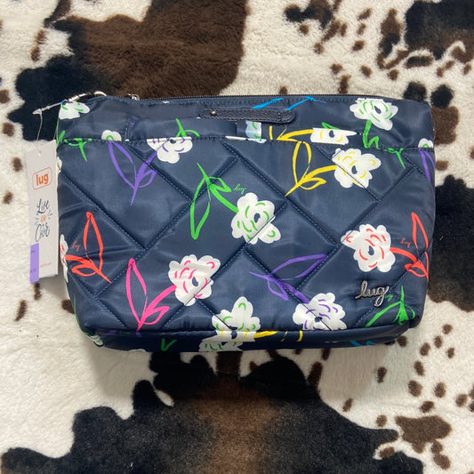 LUG NYLON FLORAL CROSSBODY BAG