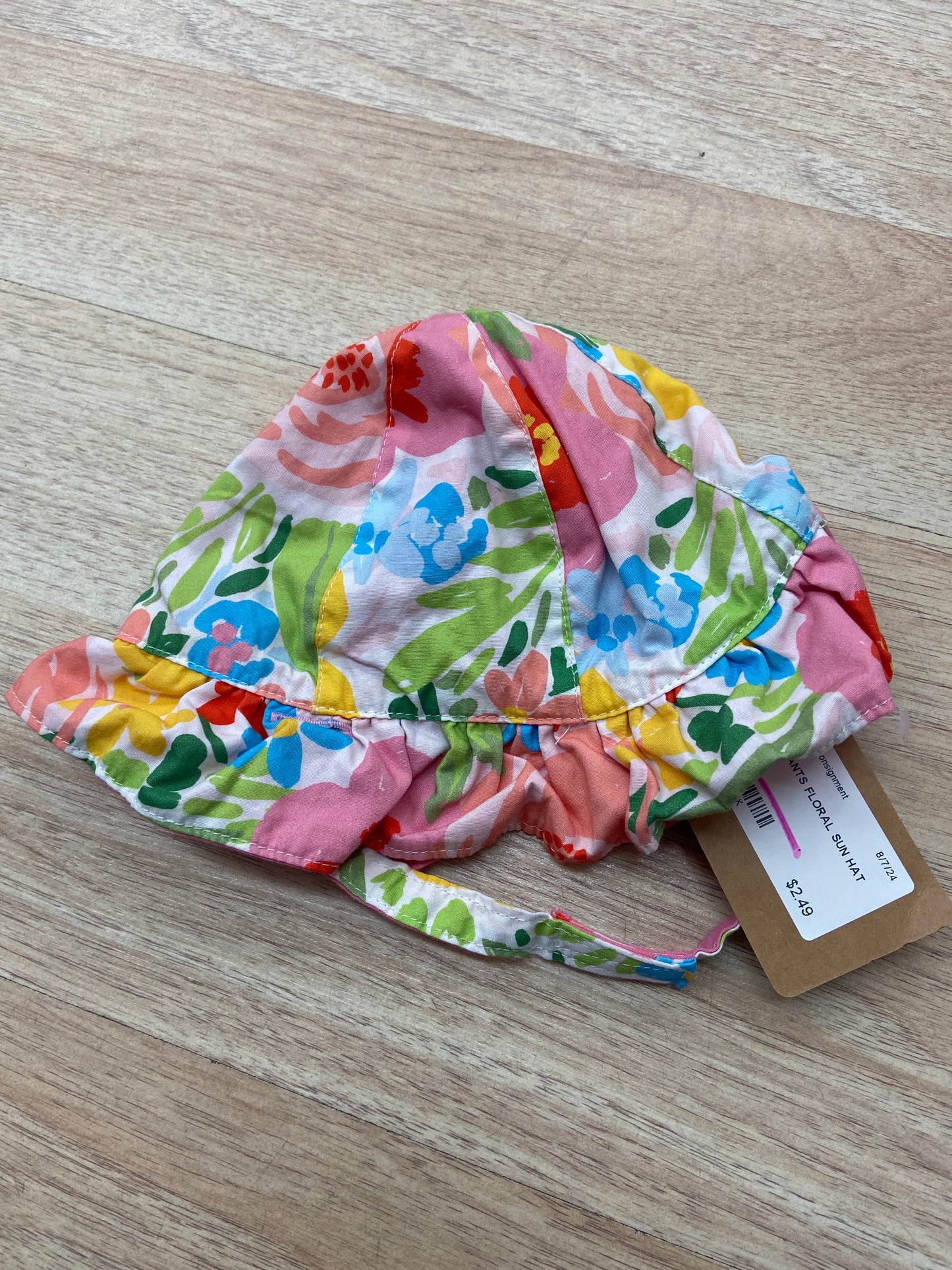 INFANTS FLORAL SUN HAT