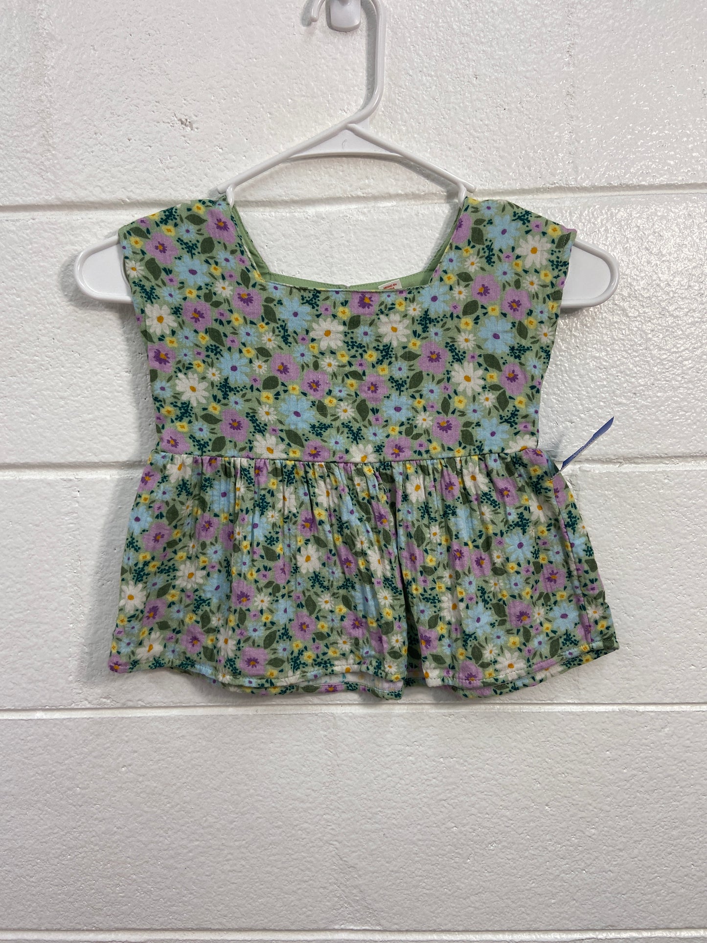 GIRLS CAT & JACK 5T FLORAL TOP