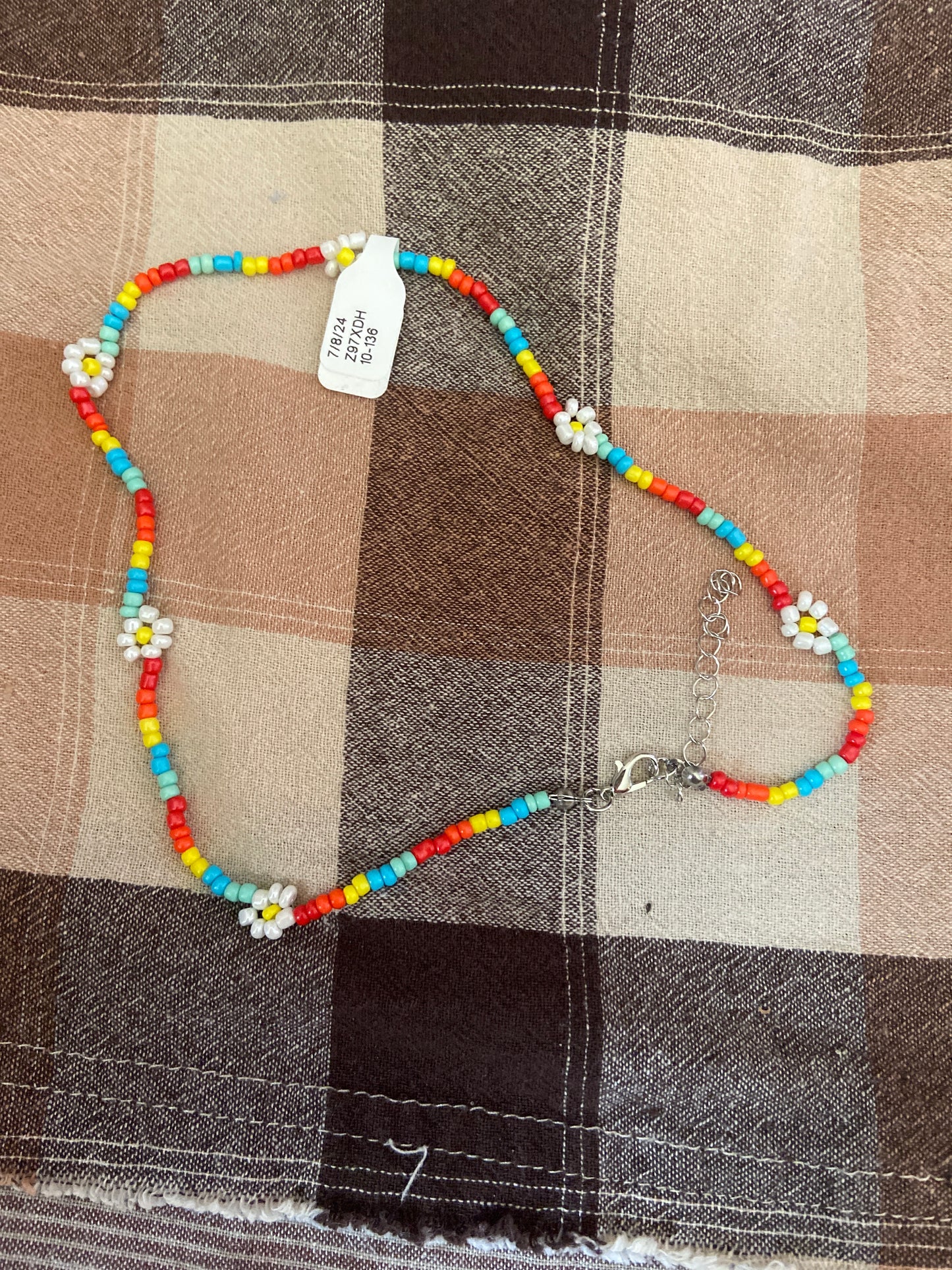 RAINBOW FLOWER NECKLECE