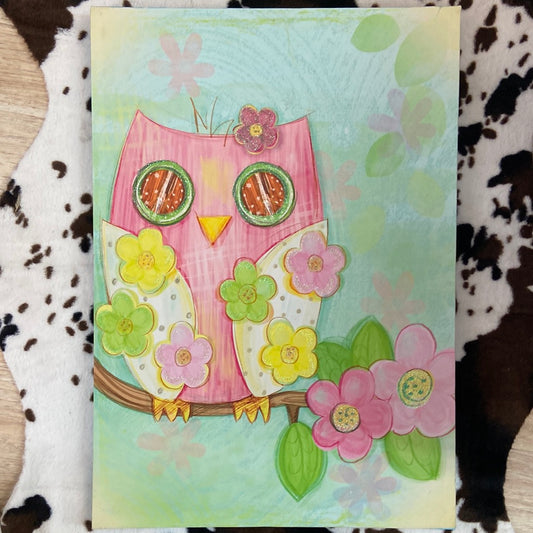 OWL CANVAS SIGN