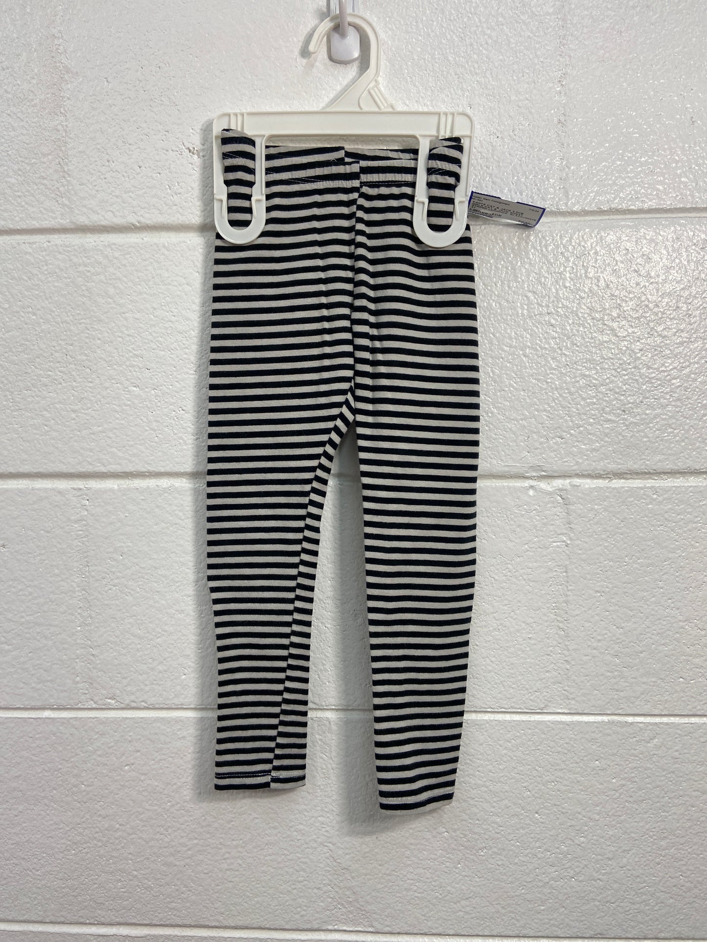 GIRLS CAT & JACK SIZE4T STRIPED LEGGINGS