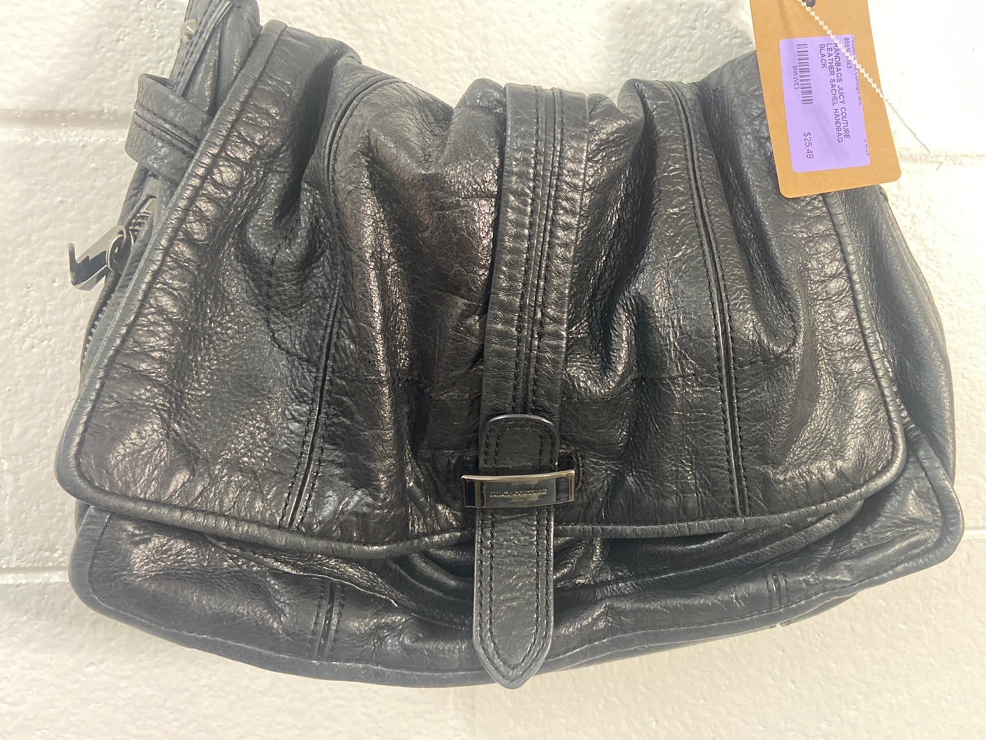 JUICY COUTURE LEATHER SACHEL HANDBAG