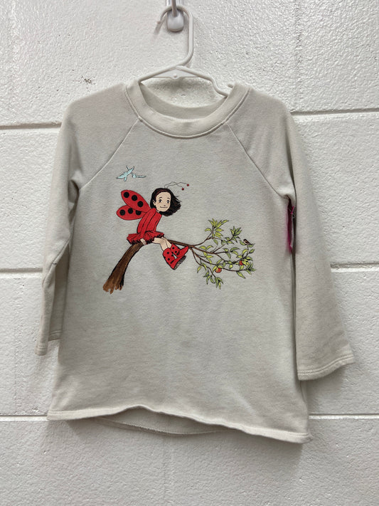 LADYBUG GIRL/ GIRLS 4T TOP LS