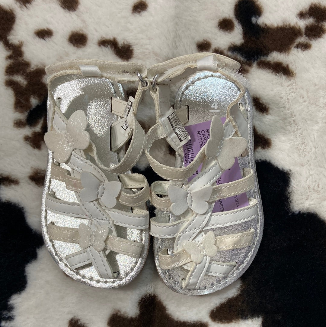 GIRLS CARTERS SANDALS SIZE 4