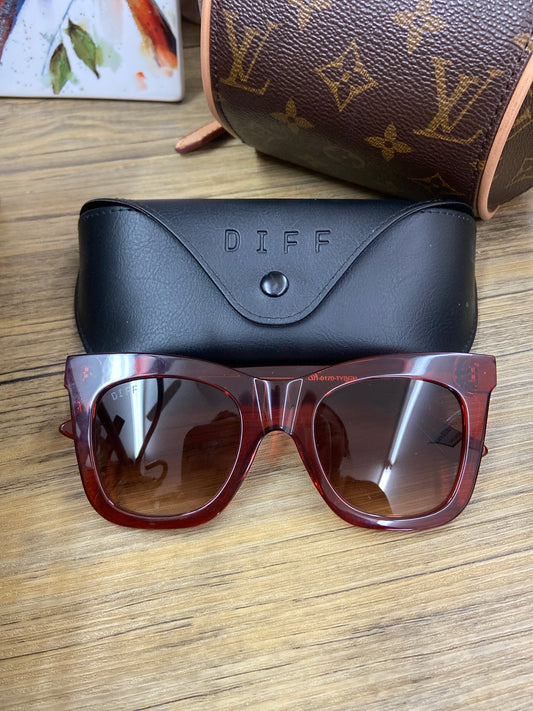 DIFF KAIA GARDIENT CAT EYE SUNGLASSES
