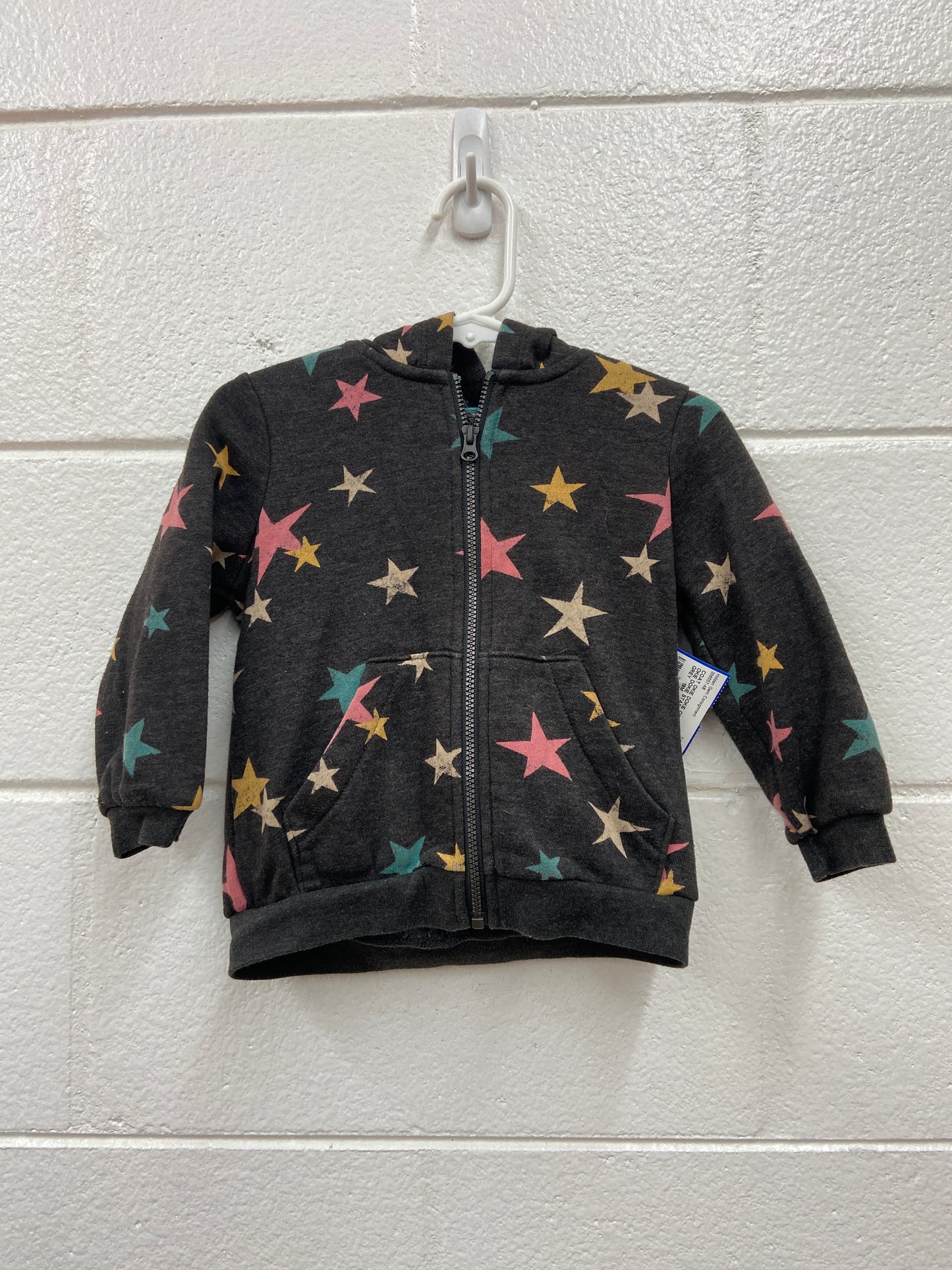 GIRLS 18M OKIE DOKIE STAR ZIP HOODIE
