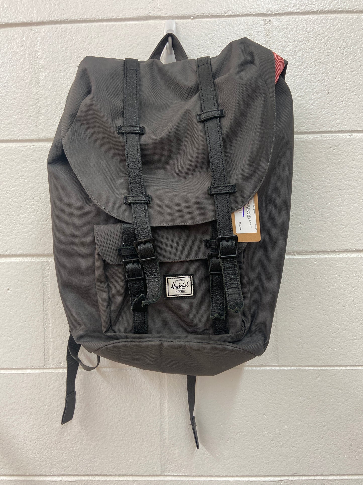 HERSCHEL SUPPLY CO. GREY BACK PACK