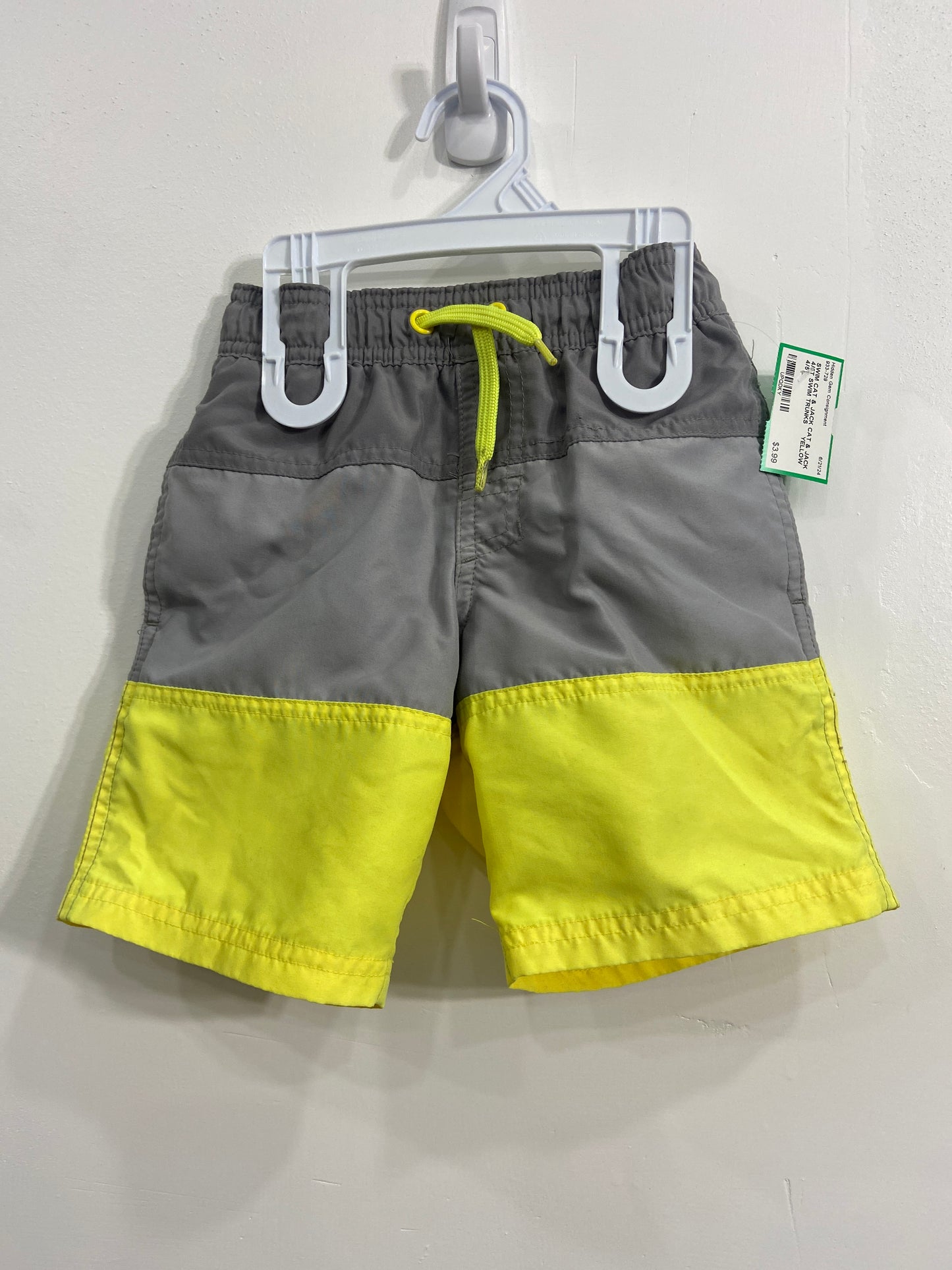 CAT & JACK 4/5T SWIM TRUNKS