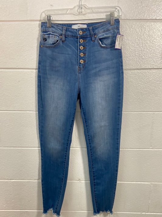 KANCAN SIZE 7 RAW HEM JEANS